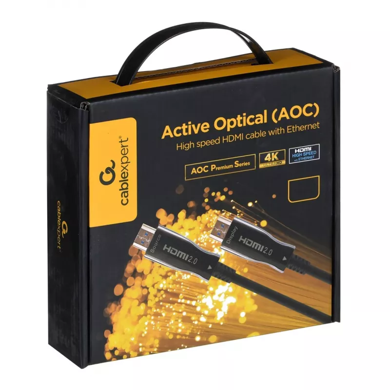 HDMI kabelis Gembird CCBP-HDMI-AOC-30M-02 30 m HDMI A tipo kištukas juodas