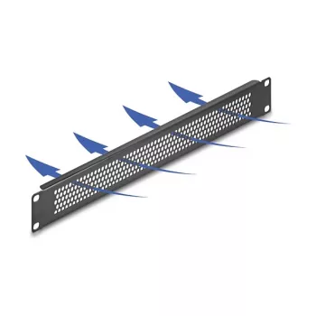 Aklinasis skydelis DeLOCK 67035 Juodas Metalas 44mm x 482mm x 11mm
