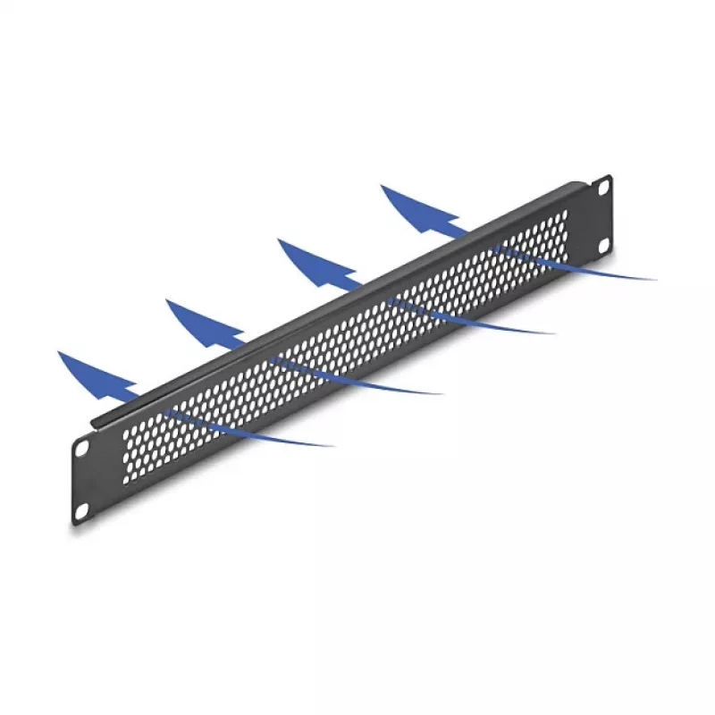 Aklinasis skydelis DeLOCK 67035 Juodas Metalas 44mm x 482mm x 11mm