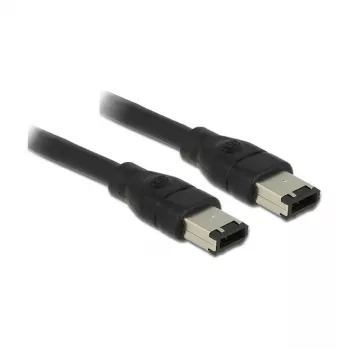 FireWire laidas DeLOCK 83273 0,5 m 6 kontaktų juodas