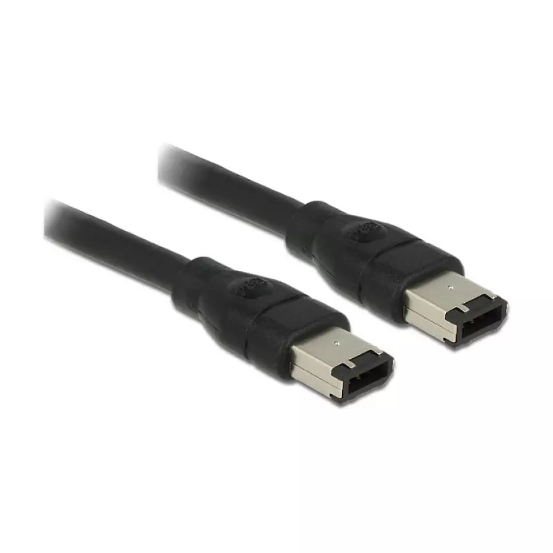 FireWire laidas DeLOCK 83273 0,5 m 6 kontaktų juodas