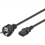 Goobay IEC laidas 5 m juodas maitinimo kištukas F tipo IEC C13 H05VV-F3G