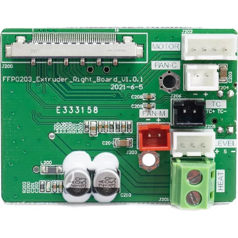 Flashforge ekstruderio adapterio plokštė 30002136001 3D spausdintuvo ekstruderio jungčiai
