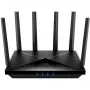 Stalinis maršrutizatorius Cudy WR11000 — Trijuostis 2,4/5/6 GHz, Wi‑Fi 7, 4× 2,5 Gigabito LAN, 5765 Mbps per 6 GHz juostą, 512 MB RAM