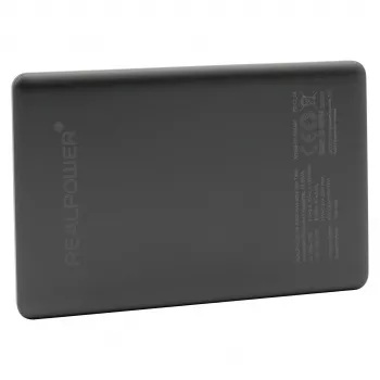RealPower PB-5000 MAG 5000 mAh belaidis įkrovimas Titanžinė