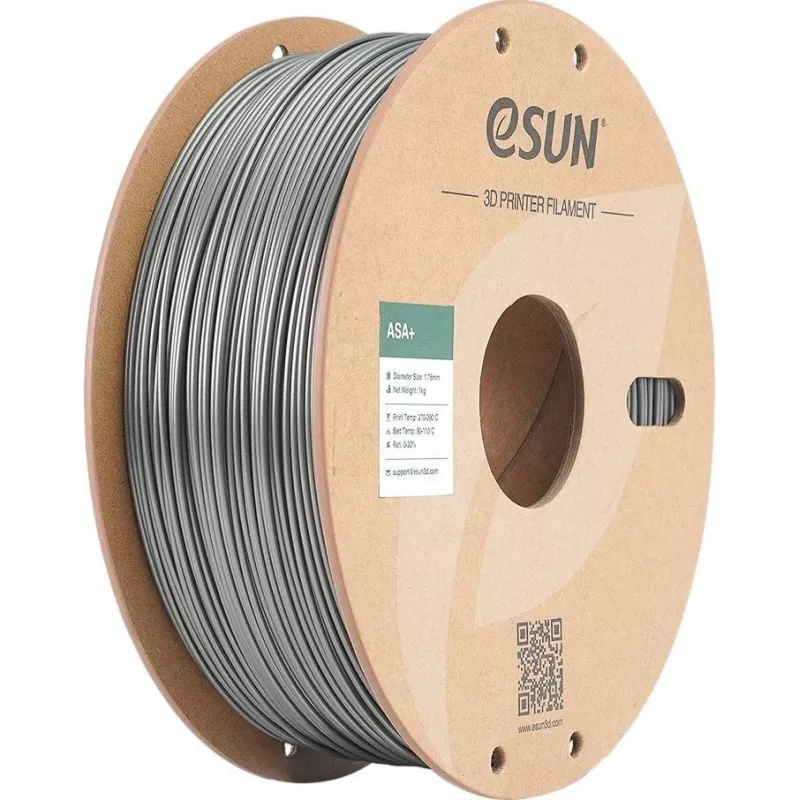 ASA+ 1,75mm SIDABRINĖ 1kg (ASA+P175S1)