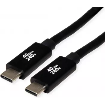 ROLINE USB4 Gen3x2 40Gbit/s kabelis C-C ST/ST 240W 2m - Kabelis - Skaitmeninis/Duomenų (11.02.9087)