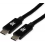 ROLINE USB4 Gen3x2 40Gbit/s kabelis C-C ST/ST 240W 2m - Kabelis - Skaitmeninis/Duomenų (11.02.9087)