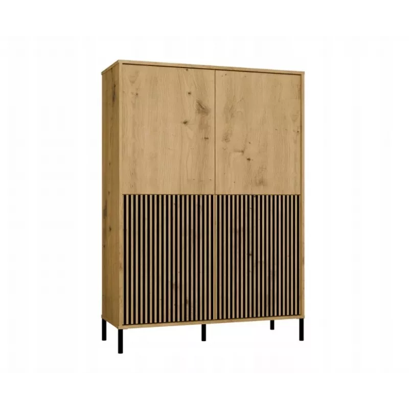 KAMARO 4DK plonas/GŁ ąžuolas ARTISAN DISPLAY CABINET