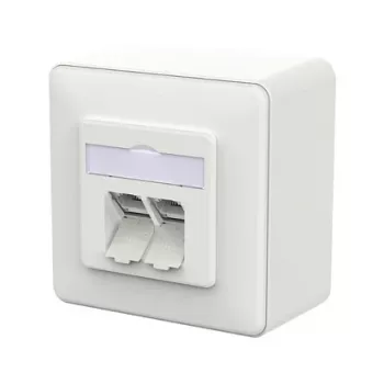 METZ CONNECT Connection Socket E-DAT C6A LSA++ 2 Port AP verkehrswei