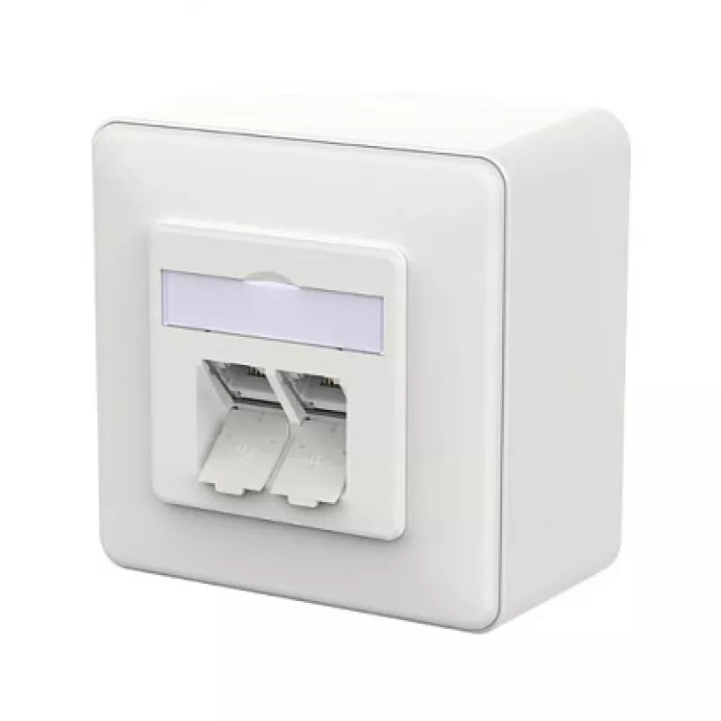 METZ CONNECT Connection Socket E-DAT C6A LSA++ 2 Port AP verkehrswei