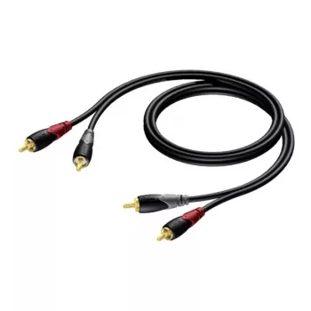 Audio kabelis Procab 1KPCL084 — 2x RCA kištukas į 2x RCA kištuką, 3 m