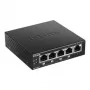 D-Link DGS-1005P/E tinklo jungiklis Nevaldomas Gigabit Ethernet (10/100/1000) Power over Ethernet (PoE) Juoda