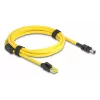 Delock laidas RJ45 kištukas Cat.6 į Mini I/O 8 kontaktų D formos 2 tipas 2 m (81251)
