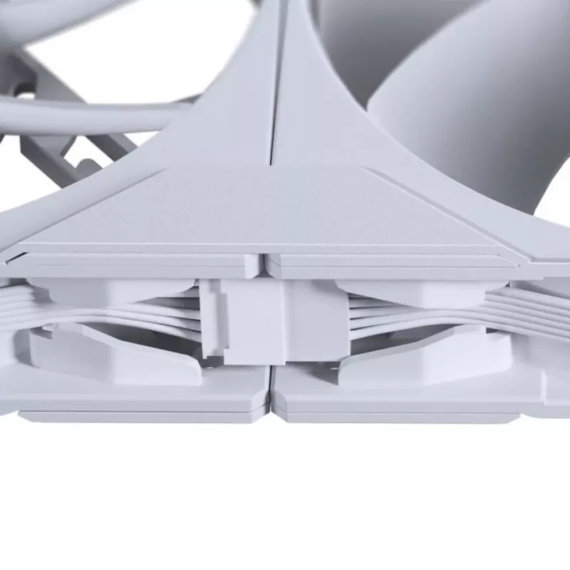 Phanteks M25 Gen2 120 mm PWM ARGB atvirkštinių menčių ventiliatorius – baltas