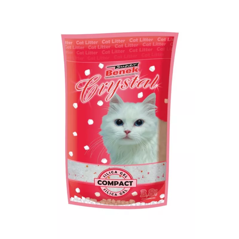 Certech kačių kraikas Super Crystal Compact Natural - Silikoninis kačių kraikas 13 kg
