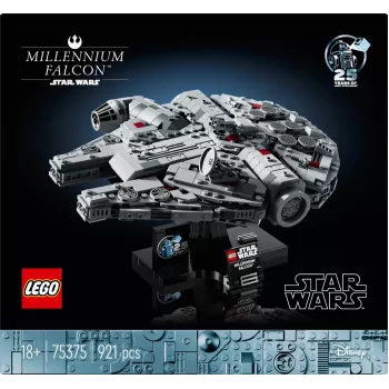 LEGO Star Wars Millennium Falcon 75375 modelio rinkinys — 1351 dalys, 18+, 190×240×130 mm