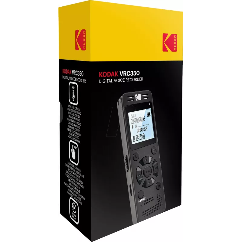 Kodak VRC 350 - 581 h - Lange Wiedergabe (LP) - Standardwiedergabe (SP) - 96 h - 581 h - 60 h - 3,56 cm (1,4 colio)