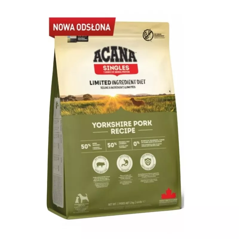 ACANA Singles Yorkshire Pork - sausas šunų maistas - 11,4kg