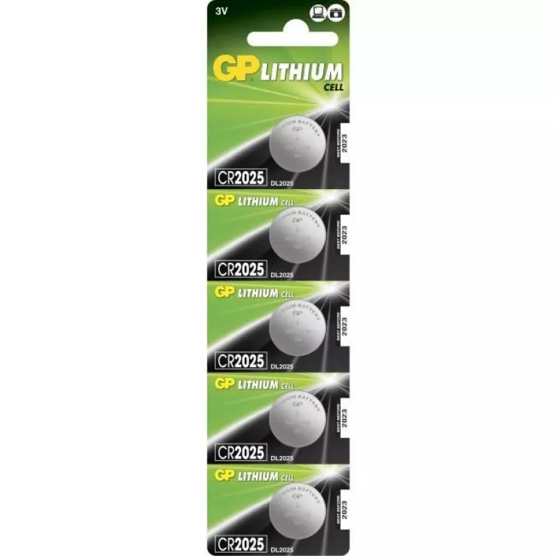 Vienkartinė baterija GP Batteries CR2025 ličio elementas