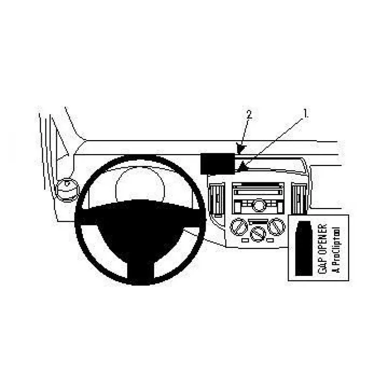 ProClip The 2015 dash is not