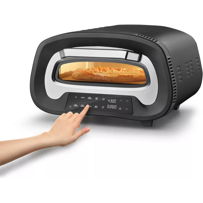 Caso picos krosnelė | PizzaChef 430° | 2200 W | juoda/sidabrinė
