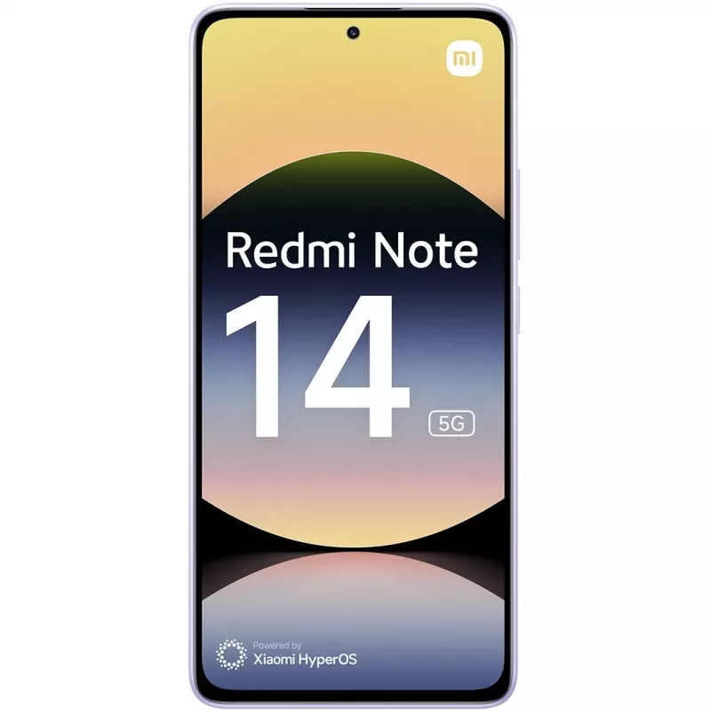 Išmanusis telefonas „Xiaomi Redmi Note 14 5G“, 6,67 col. OLED, 8 GB RAM, 256 GB, levandų, 5110 mAh