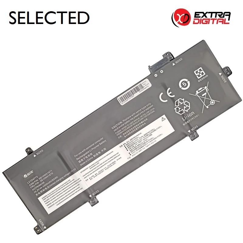 Nešiojamojo kompiuterio baterija, LENOVO L21D4P73, 4300 mAh, Extra Digital Selected