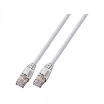 EFB-Elektronik RJ45 komutacinis kabelis Cat.6 U/UTP LSZH CCA pilkas 1m