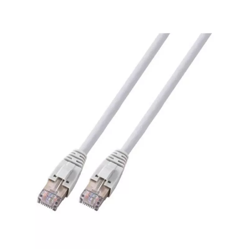 EFB-Elektronik RJ45 komutacinis kabelis Cat.6 U/UTP LSZH CCA pilkas 1m