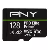 Atminties kortelė microSDXC Elite Prime 128GB + SD adapteris + USB-A kortelių skaitytuvas