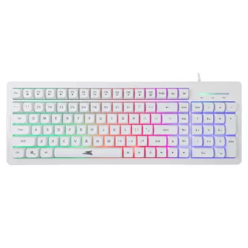 Klaviatūros ir pelės rinkinys Baracuda BGC-012 Orca White — baltas klaviatūros ir pelės rinkinys