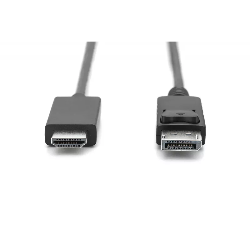 Adapter kabelis Displayport 1.2 with interlock 4K 60Hz UHD Typ DP/HDMI A M/M juodas 2 m