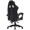 Žaidimų kėdė CANYON Core SGCH2 — juoda/baltos spalvos, ergonomiškas dizainas, reguliuojamas aukštis