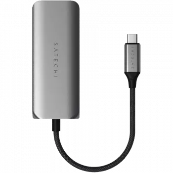 Satechi 4-in-1 dokinė stotelė ST-H3C25EM USB-C 3.2 Gen2 pilka (ST-H3C25EM)