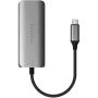 Satechi 4-in-1 dokinė stotelė ST-H3C25EM USB-C 3.2 Gen2 pilka (ST-H3C25EM)