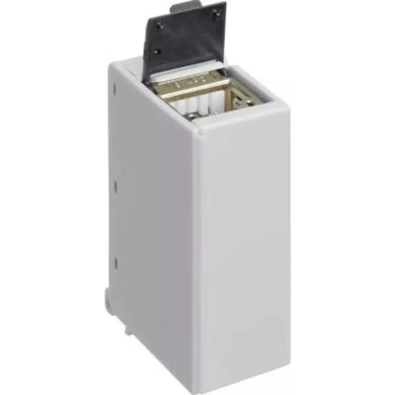 Hager ZZ45ZPH6 - RJ-45 - 2P - 6a - Pilka - 18 mm - 35 mm