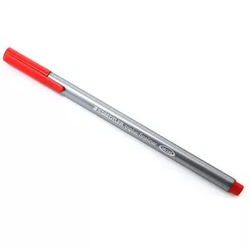 Fineliner Staedtler triplus 334 raudonas