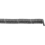 LappKabel spiralinis laidas SPIRAL H07BQ-F 500 mm / 1500 mm 4 x 1,5 mm², juodas 70002754 1 vnt. (70002754)