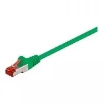Wentronic Goobay CAT 6 komutacinis kabelis, S/FTP (PiMF), žalias, 10 m - LSZH be halogenų, varinis (68294)