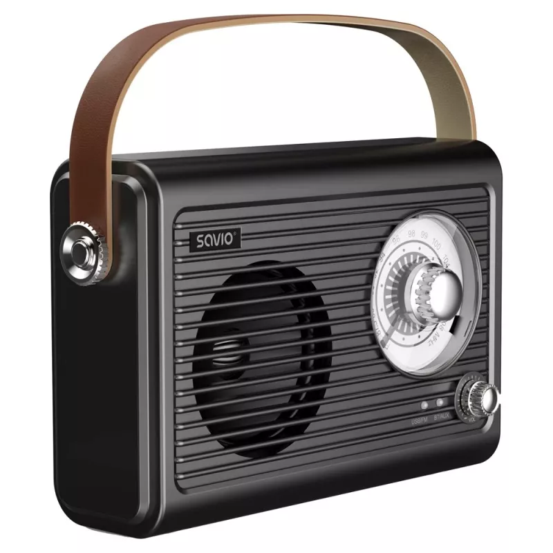 Nešiojamasis radijas Savio RS-01 Analog Juoda