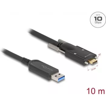 Aktyvus optinis kabelis DeLOCK 83206 USB Type-A į Type-C 10m 10 Gbps