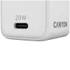 CANYON įkroviklis CU20C GaN 20W 1xPD EU Baltas