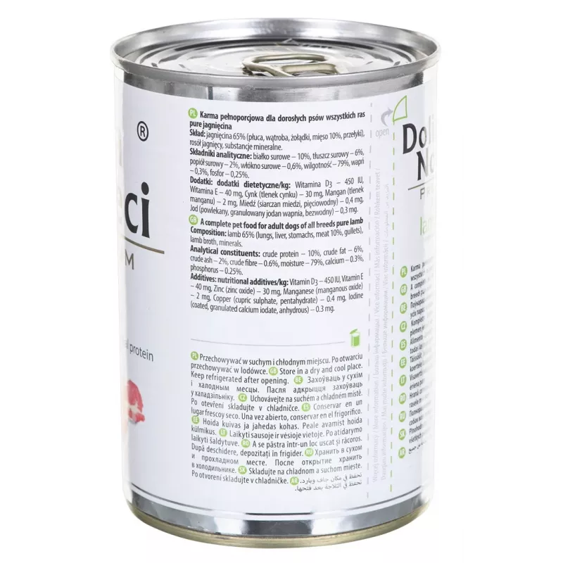 Dolina Noteci Premium Pure Lamb - šlapias šunų maistas - 400g