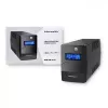 Qoltec Monolith nepertraukiamo maitinimo šaltinis (UPS) Dvigubo keitimo (Online) 1 kVA 600 W 2 SCHUKO lizdai