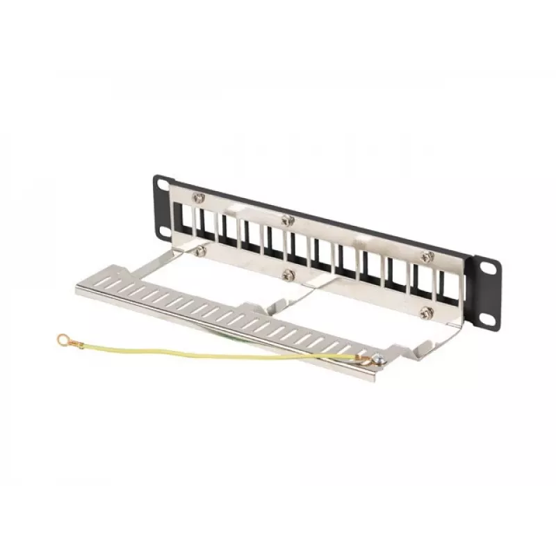 Komutacinis skydelis LANBERG PPKS-9212-B 12 prievadų 1U 10 colių FTP
