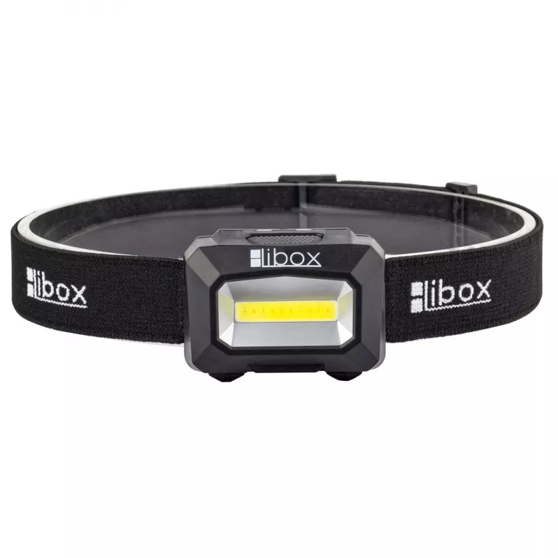Libox LB0107 žibintuvėlis Juodas galvos dirželio žibintuvėlis LED