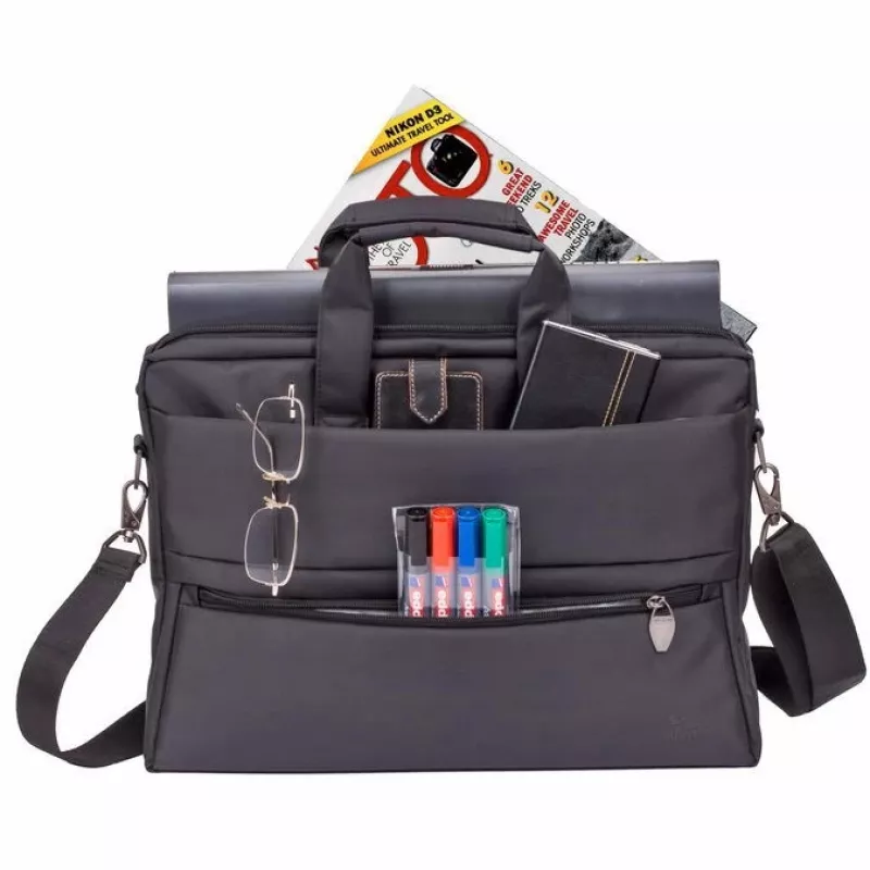 Messenger case Rivacase 8630 39.6 cm (15.6 colių) juoda