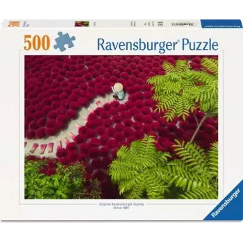 Dėlionė Ravensburger A Sea of Red — 500 dalių, Menas, amžius 12+