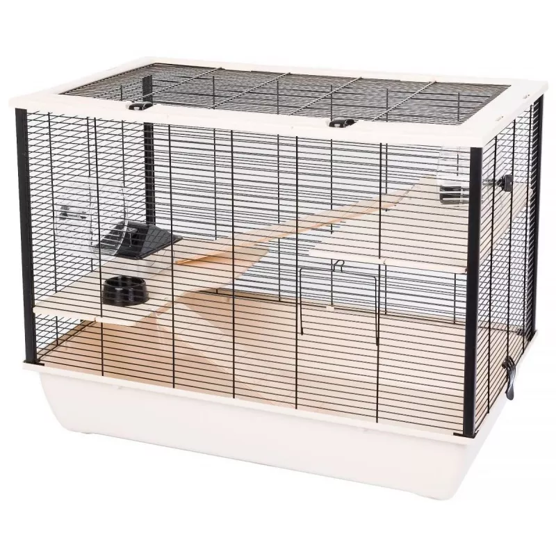 INTER-ZOO Hugo Wood beige - narvelis graužikams - 78 x 48 x 58 cm